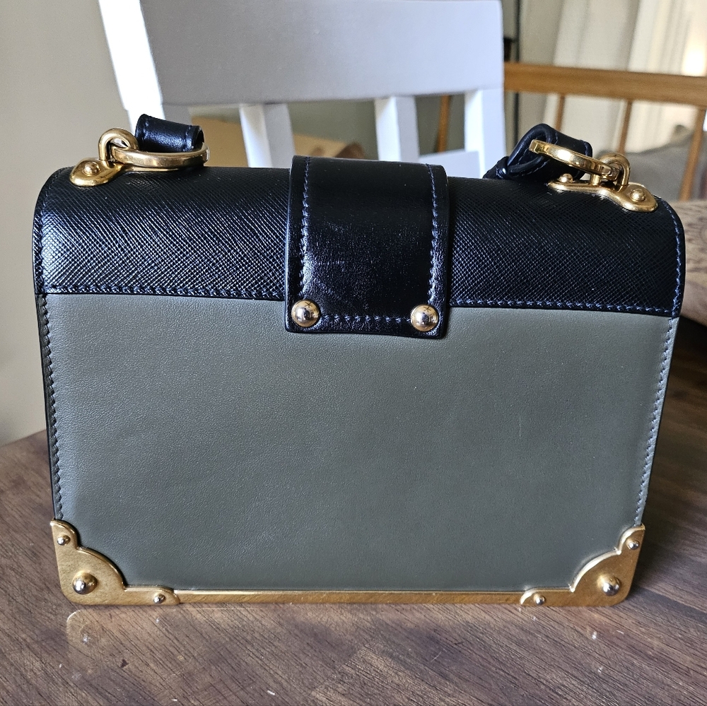 *LAST CHANCE* Prada Olive Cahier Bag - Picture 3 of 13